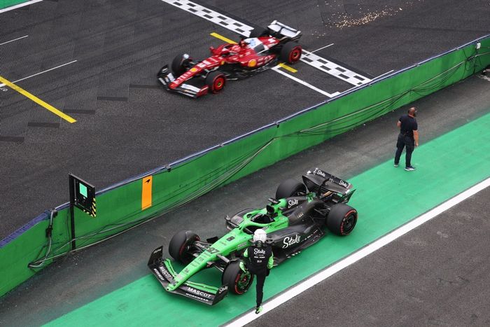 Charles Leclerc, Ferrari, Nico Hulkenberg, Sauber