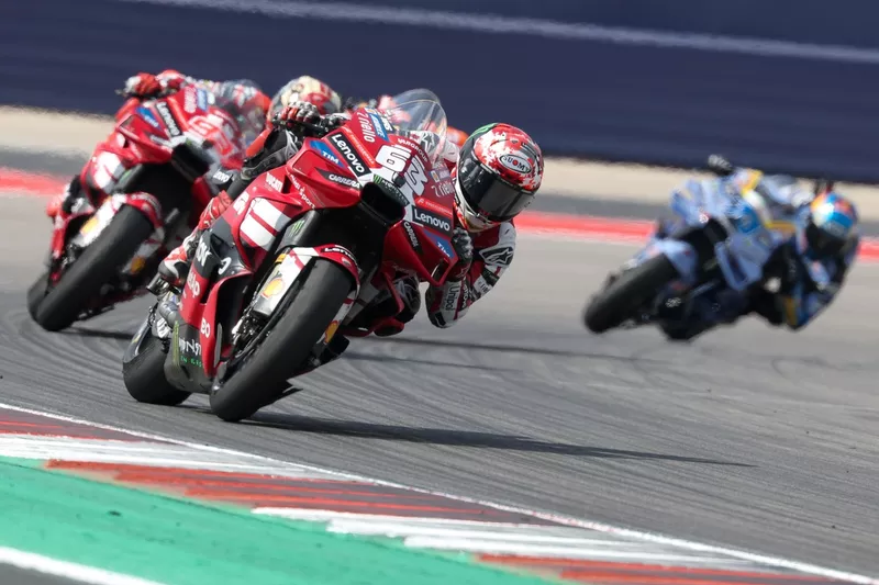 Francesco Bagnaia, Ducati Team, Alex Márquez, Gresini Racing, Marc Márquez, Ducati Team