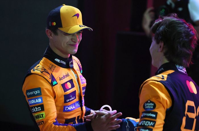 Lando Norris, McLaren, Oscar Piastri