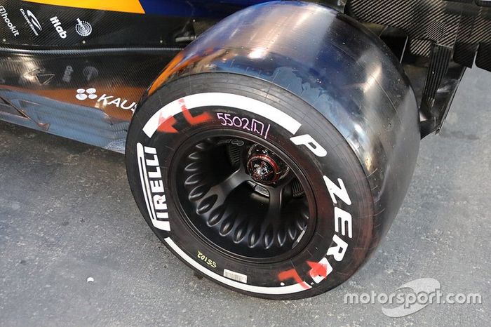 Llantas del McLaren 