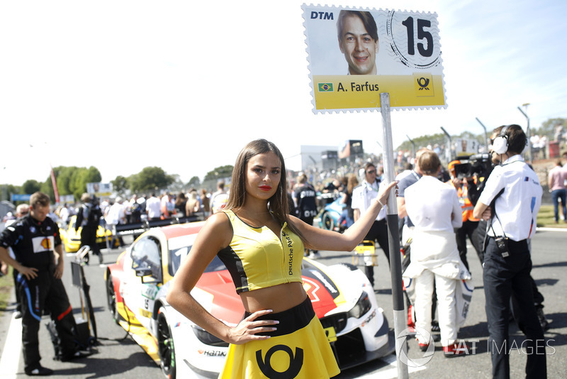 Grid girl of Augusto Farfus, BMW Team RMG