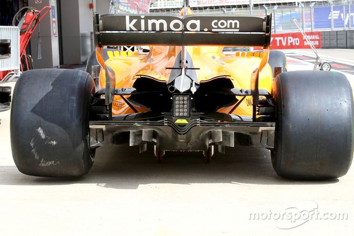 Difusor del McLaren MCL33