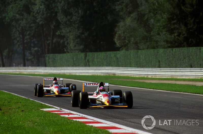 Pedro Lamy, Lotus 107B, Johnny Herbert, Lotus 107B