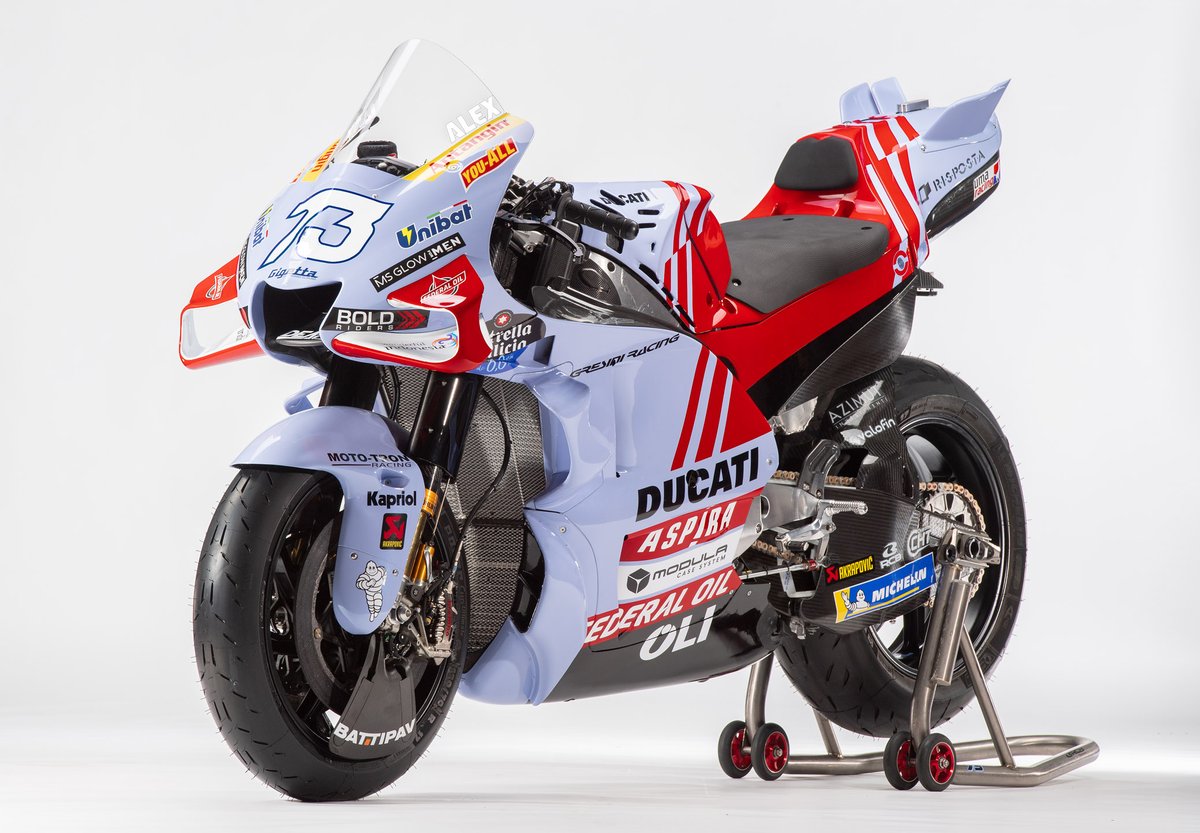 La Ducato Desmosedici GP23 de l'équipe Gresini