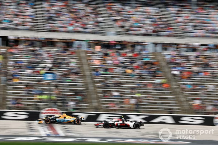 Alexander Rossi, Arrow McLaren Chevrolet, David Malukas, Dale Coyne Racing with HMD Honda