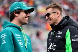 Nico Hulkenberg, Sauber, Lance Stroll, Aston Martin Racing