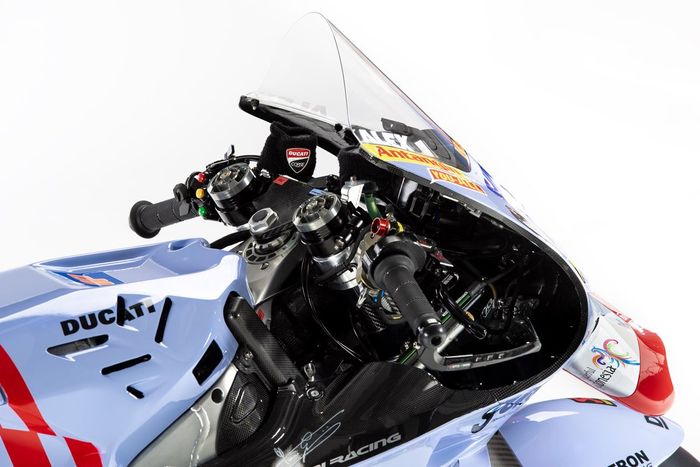 Alex Márquez, decoración de la moto Gresini Racing