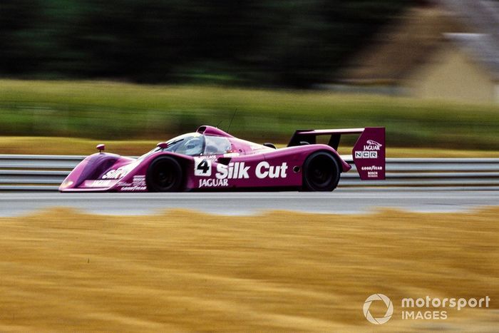 Andy Wallace, Kenny Achenson, Teo Fabi, Silk Cut Jaguar, Jaguar XJR-14
