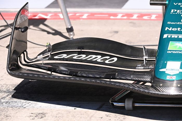 Aston Martin AMR23 detalles técnicos