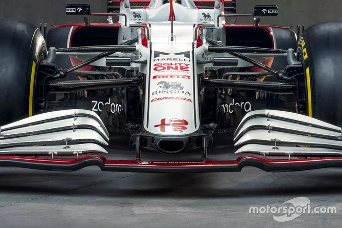 El morro del Alfa Romeo Racing C41