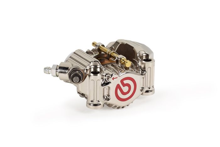 Detalle de los frenos Brembo de MotoGP