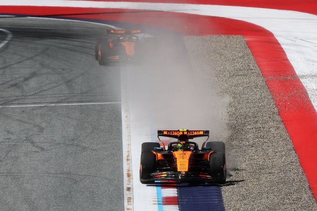 Lando Norris, McLaren, Oscar Piastri