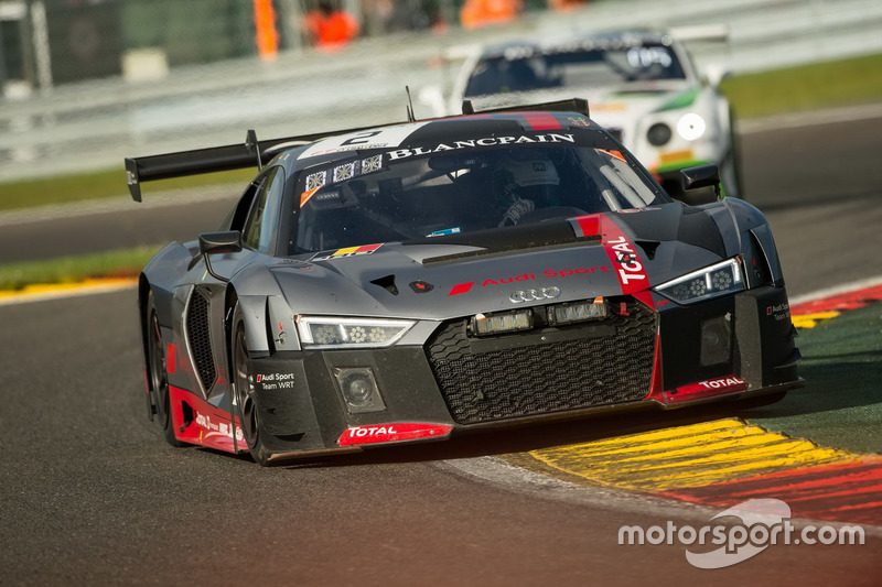 #2 Audi Sport Team WRT Audi R8 LMS: Connor de Filippi, Christopher Mies, Frédéric Vervisch