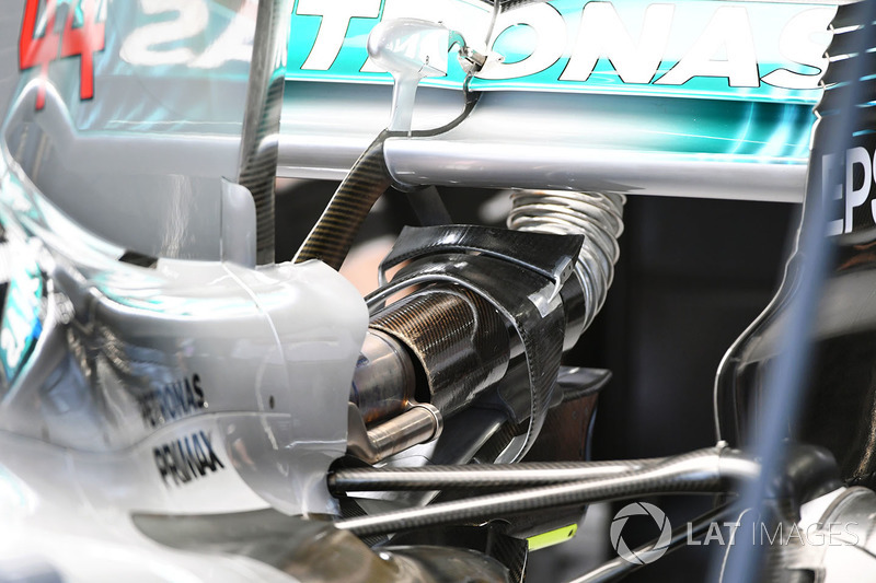 Задня частина Mercedes-Benz F1 W08