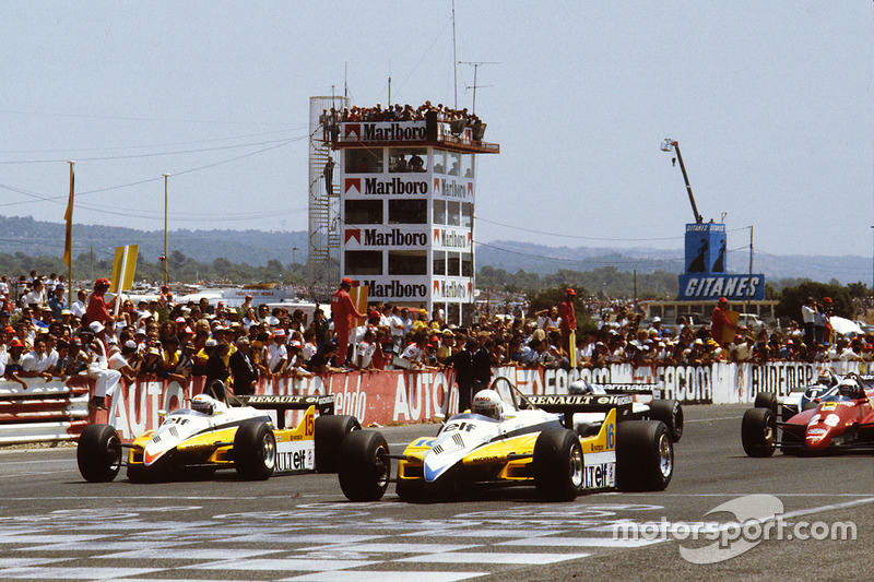 4: Rene Arnoux y Alain Prost (Renault)