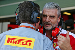 Мауріціо Аррівабене, керівник Ferrari Team та Маріо Ізола, гоночний директор Pirelli