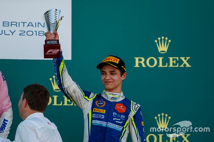 Podio: Lando Norris, Carlin