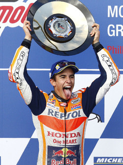 Podium: race winner Marc Marquez, Repsol Honda Team