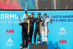 Jean-Eric Vergne, Techeetah, Andre Lotterer, Techeetah make up the first 1st 2nd finish in Formula E