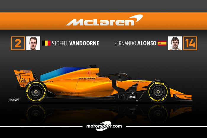 Stoffel Vandoorne 0 Fernando Alonso 15