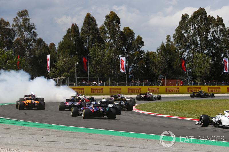 A nagy baleset és a végeredmény - F1 2018