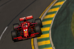 Sebastian Vettel, Ferrari SF71H action