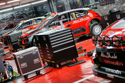 La voiture de Craig Breen, Scott Martin, Citroën C3 WRC, Citroën World Rally Team