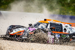 #18 M.Racing - YMR Ligier JS P3 - Nissan: Laurent Millara, Natan Bihel crash