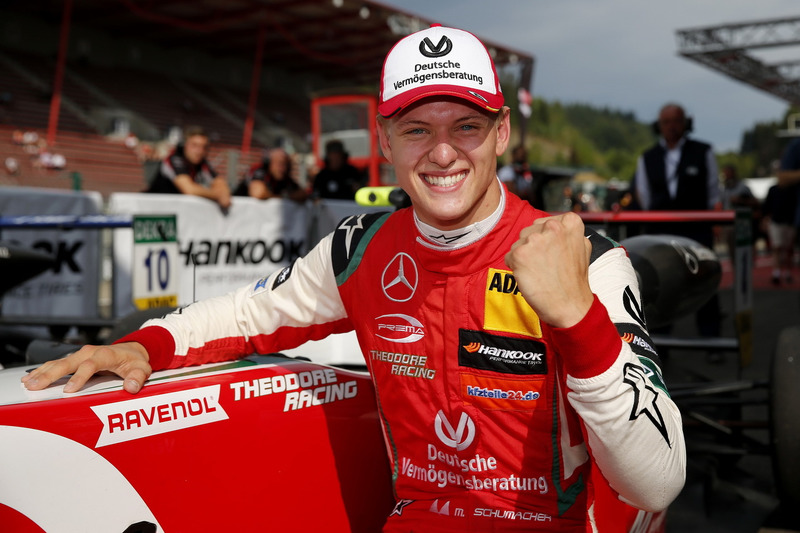 Le vainqueur Mick Schumacher, PREMA Theodore Racing Dallara F317 – Mercedes-Benz