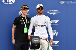 Lewis Hamilton, Mercedes-AMG F1 con il Pirelli Pole Position Award