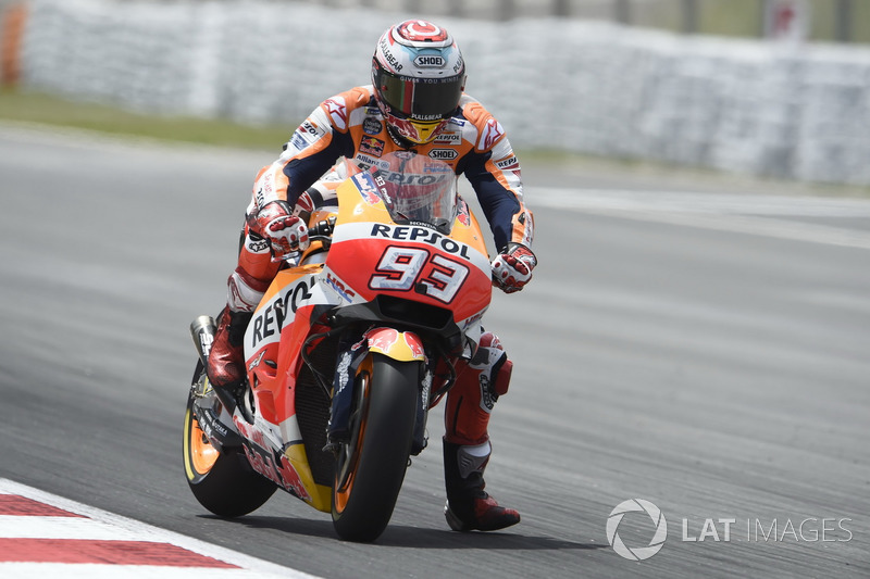 Marc Marquez, Repsol Honda Team, braking