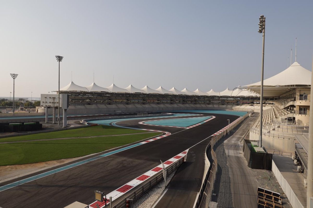 La horquilla en el circuito de Abu Dhabi.