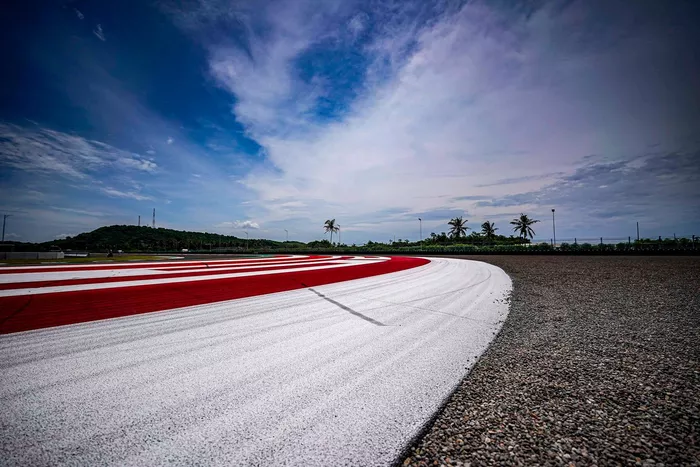 Aspectos de la pista de Mandalika