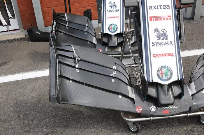 Alfa Romeo C38: Frontflügel