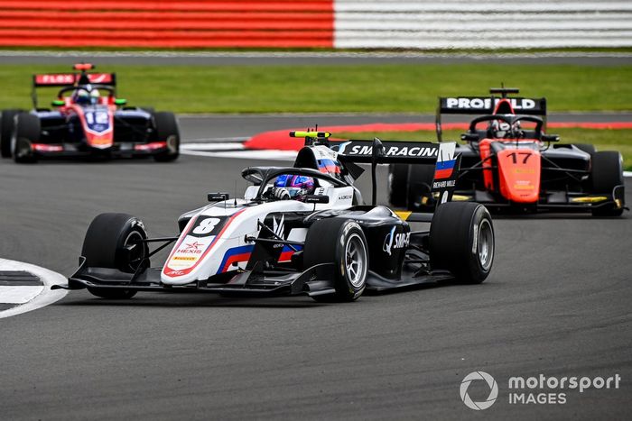 Alexander Smolvar, ART Grand Prix, Richard Verschoor, MP Motorsport, Oliver Caldwell, Trident 