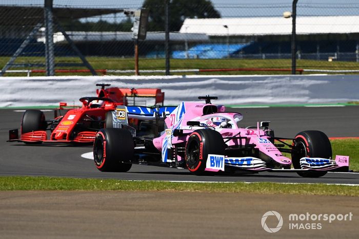 Nico Hulkenberg, Racing Point RP20, Sebastian Vettel, Ferrari SF1000