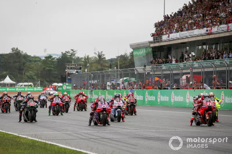 Inicio de la carrera