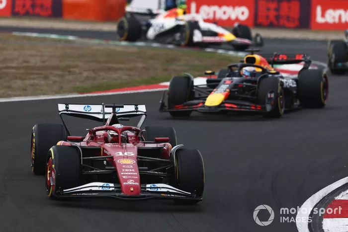 Charles Leclerc, Ferrari, Max Verstappen, Red Bull Racing