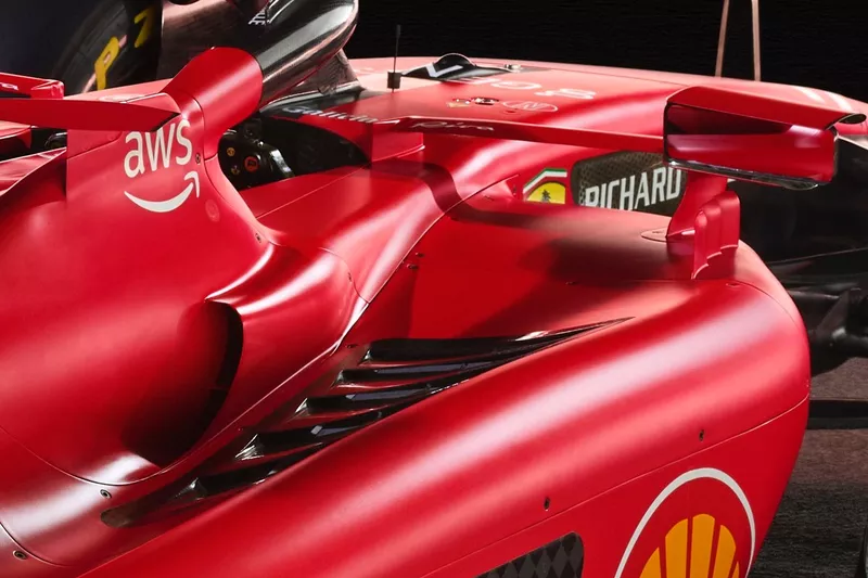 Ferrari SF-23. detail side