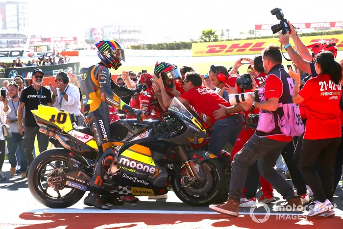 Luca Marini, VR46 Racing Team,  Francesco Bagnaia, Ducati Team 