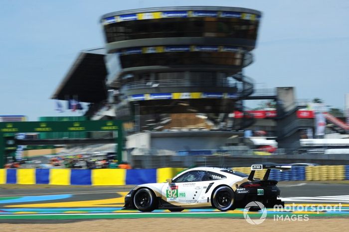 #92 Porsche GT Team Porsche 911 RSR: Michael Christensen, Kevin Estre, Laurens Vanthoor 