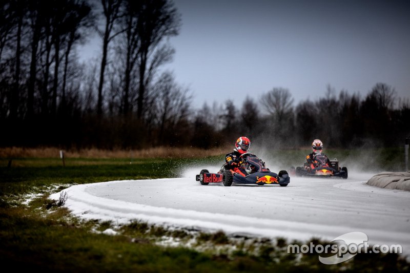 Pierre Gasly et Max Verstappen