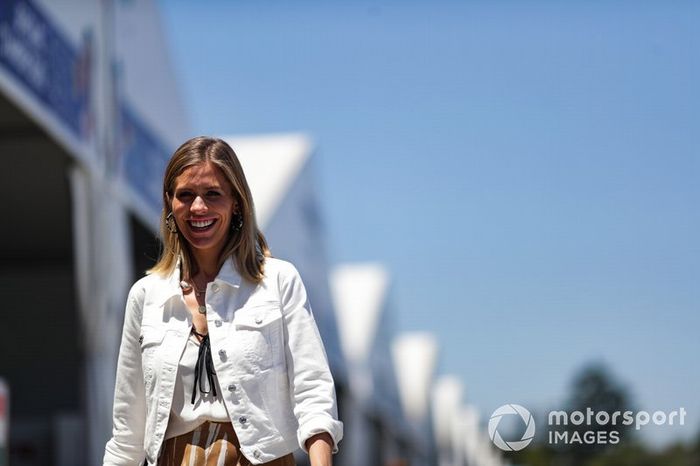 La presentatrice TV Nicki Shields 