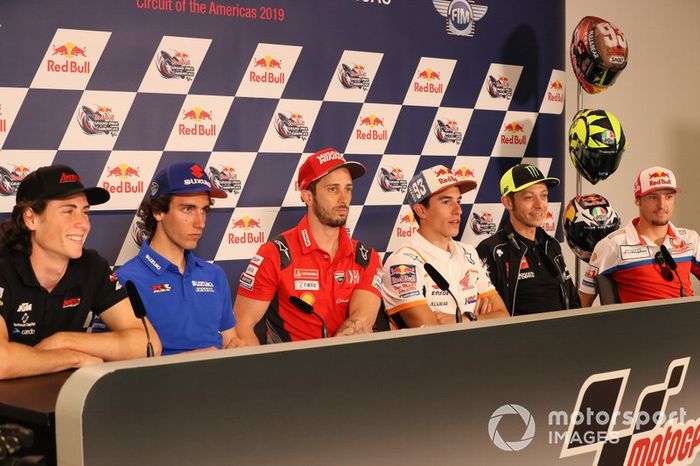 Roberts, Alex Rins, Team Suzuki MotoGP, Andrea Dovizioso, Ducati Team, Marc Marquez, Repsol Honda Team, Valentino Rossi, Yamaha Factory Racing, Jack Miller, Pramac Racing