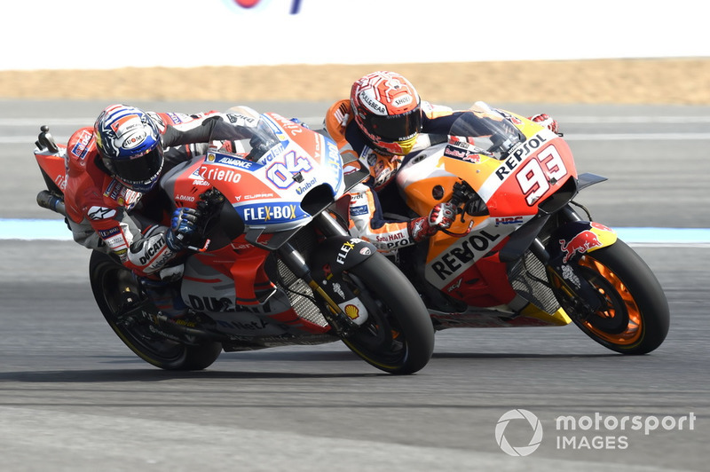 Andrea Dovizioso, Ducati Team, Marc Marquez, Repsol Honda Team