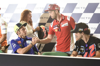Valentino Rossi, Yamaha Factory Racing, Andrea Dovizioso, Ducati Team