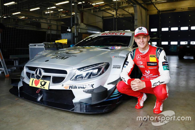 Mick Schumacher in the Mercedes-AMG C63 DTM