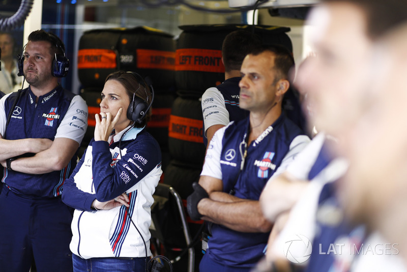 Claire Williams, Deputy Team Principal, Williams Martini Racing