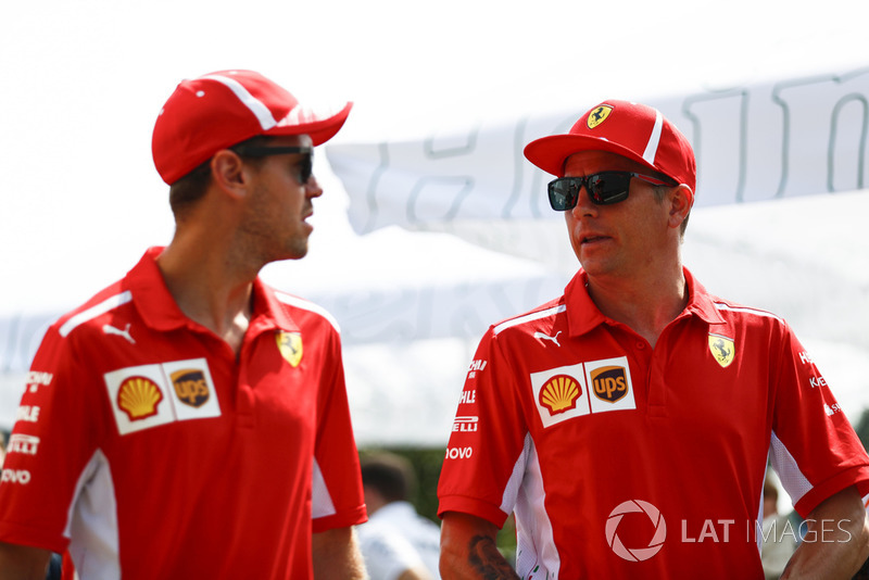 Kimi Raikkonen, Ferrari, Sebastian Vettel, Ferrari