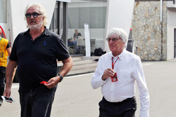 Flavio Briatore con Bernie Ecclestone,